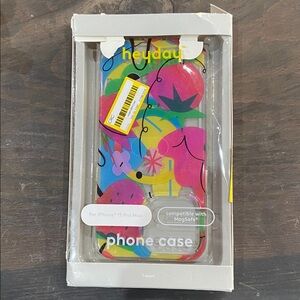 NEW Heyday Neon Pink Square Edge Case for iPhone 15 Pro Max